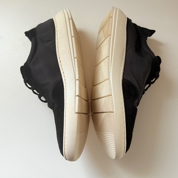 Ateliers Black Suede Sneakers Made in Italy Size 38 - Picture 3 of 5